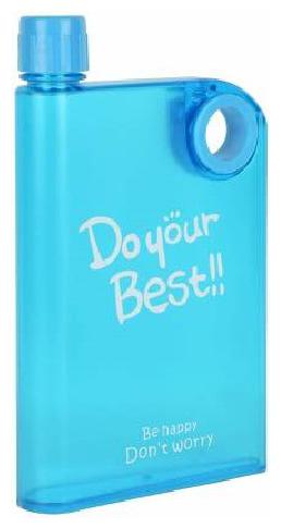 

MOPI Plastic Blue Water Bottle ( 380 ml Set of 1 )