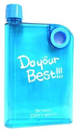 

MOPI Plastic Blue Water Bottle ( 380 ml Set of 1 )