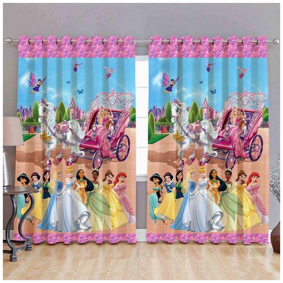 

Morado Polyester Door Room Darkening Multi Regular Curtain ( Eyelet Closure Printed )