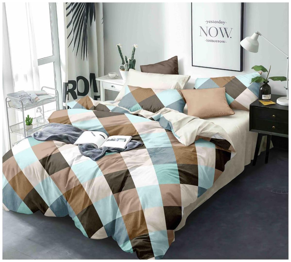 

Morado Cotton Checkered Double Size Bedsheet 144 TC ( 1 Bedsheet With 2 Pillow Covers Multi )