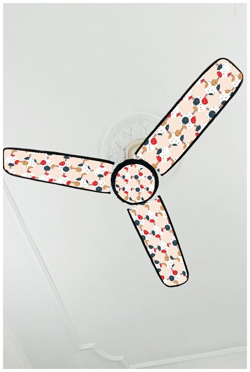 

Morado PVC Waterproof Three Blend Ceiling Fan Blade Covers - Set of 1