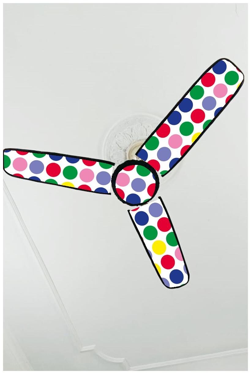 

Morado PVC Waterproof Three Blend Ceiling Fan Blade Covers - Set of 1