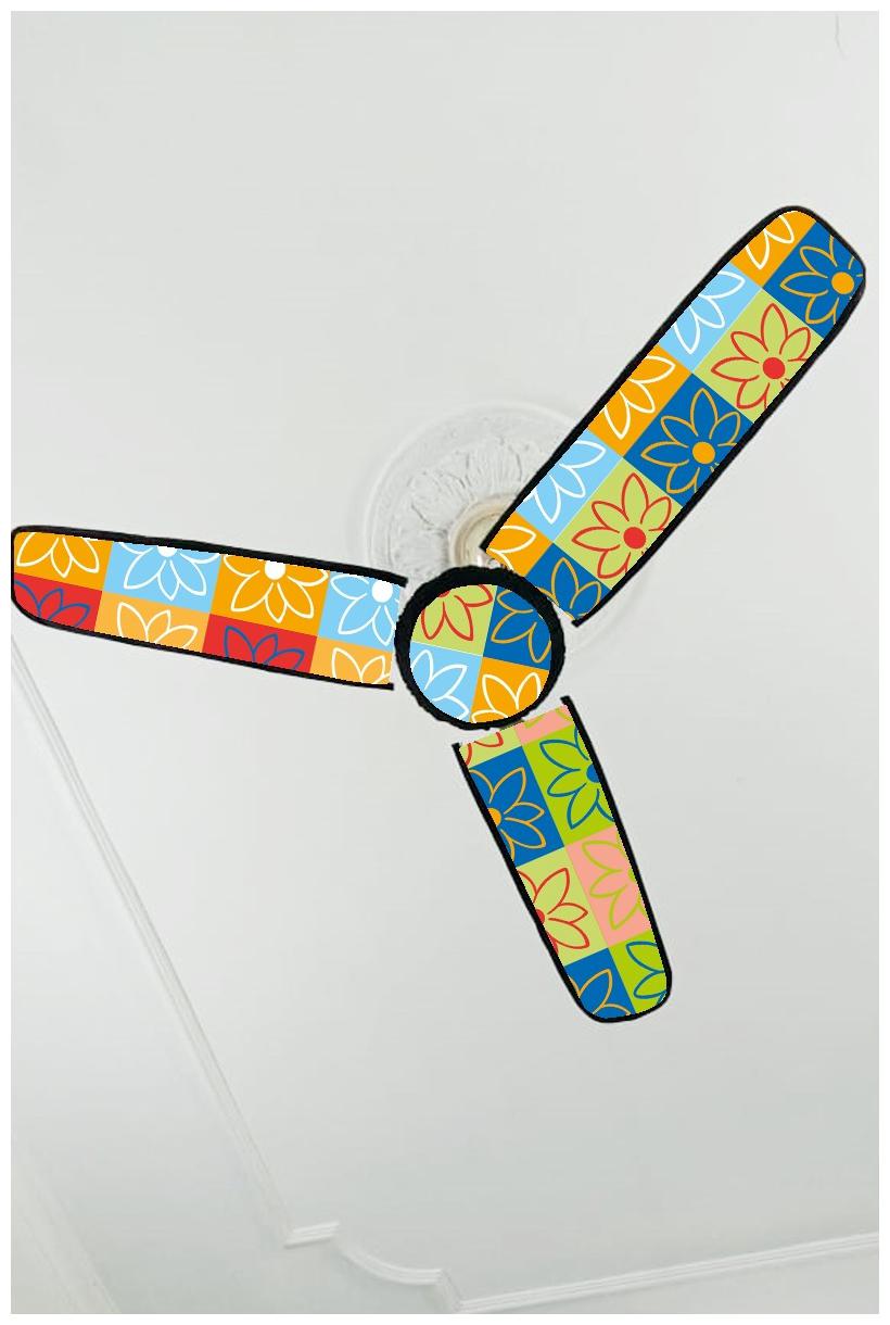 

Morado Pvc Waterproof Three Blend Ceiling Fan Blade Covers Multi