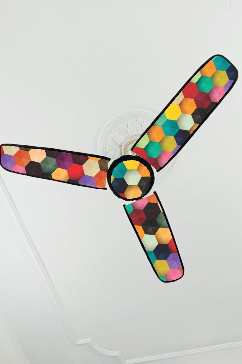 

Morado Pvc Waterproof Three Blend Ceiling Fan Blade Covers Multi
