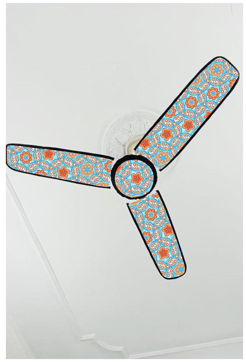 

Morado PVC Waterproof Three Blend Ceiling Fan Blade Covers - Set of 1
