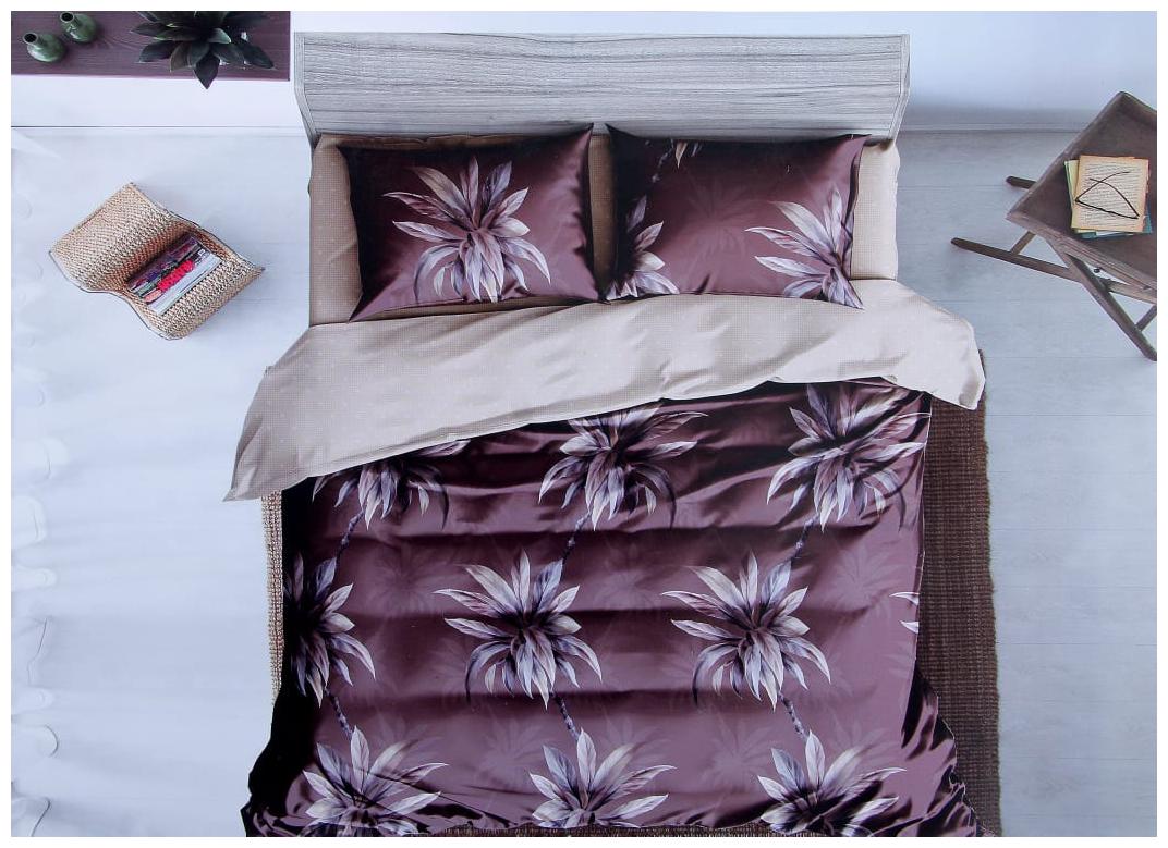 

Morado Cotton Floral King Size Bedsheet 144 TC ( 1 Bedsheet With 2 Pillow Covers Brown )