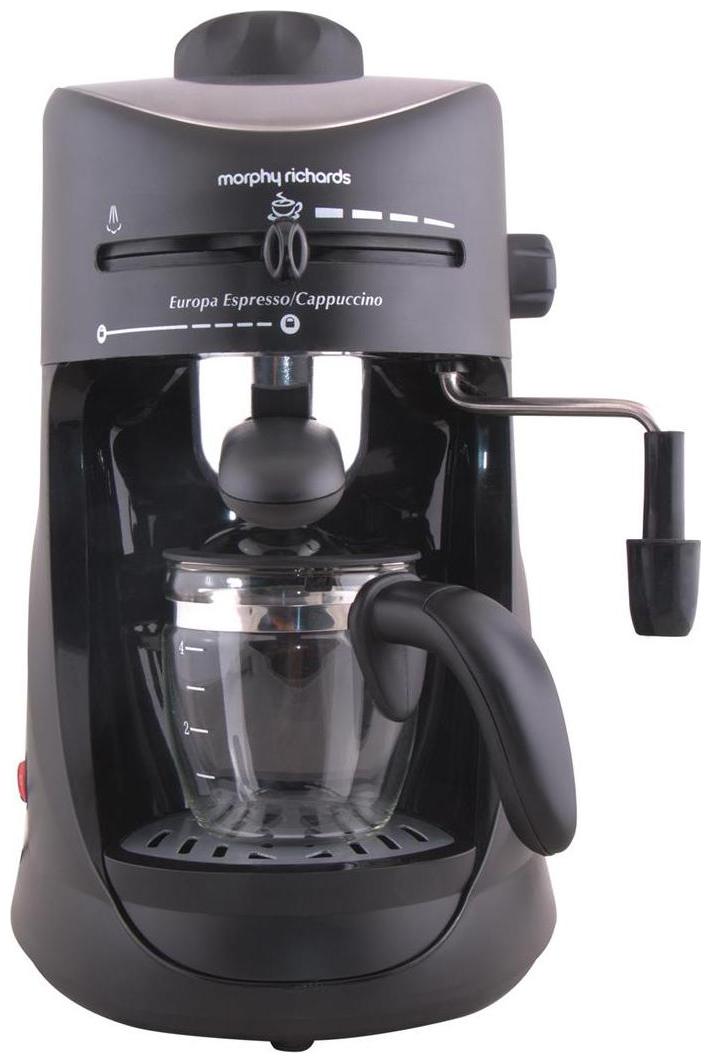 

Morphy Richards Europa Espresso Cappuccino CM 4 Cups Coffee Maker (Black)
