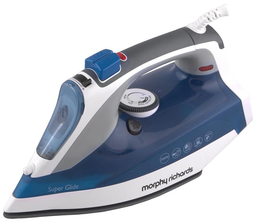 

Morphy Richards Super Glide 2000 W Steam Iron (Blue White)