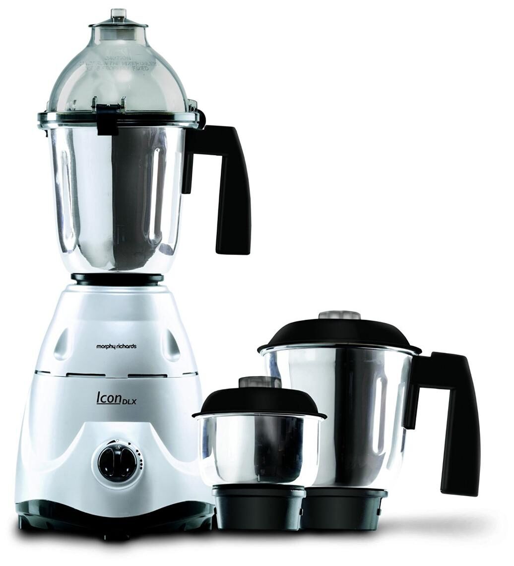 

Morphy Richards ICON DLX 750 W Mixer Grinder ( White 1 Jar )