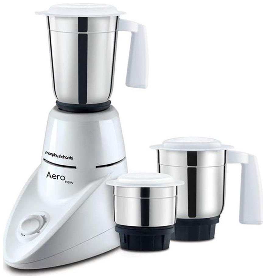 

Morphy Richards AERO NEW 500 W Mixer Grinder ( White 3 Jars )