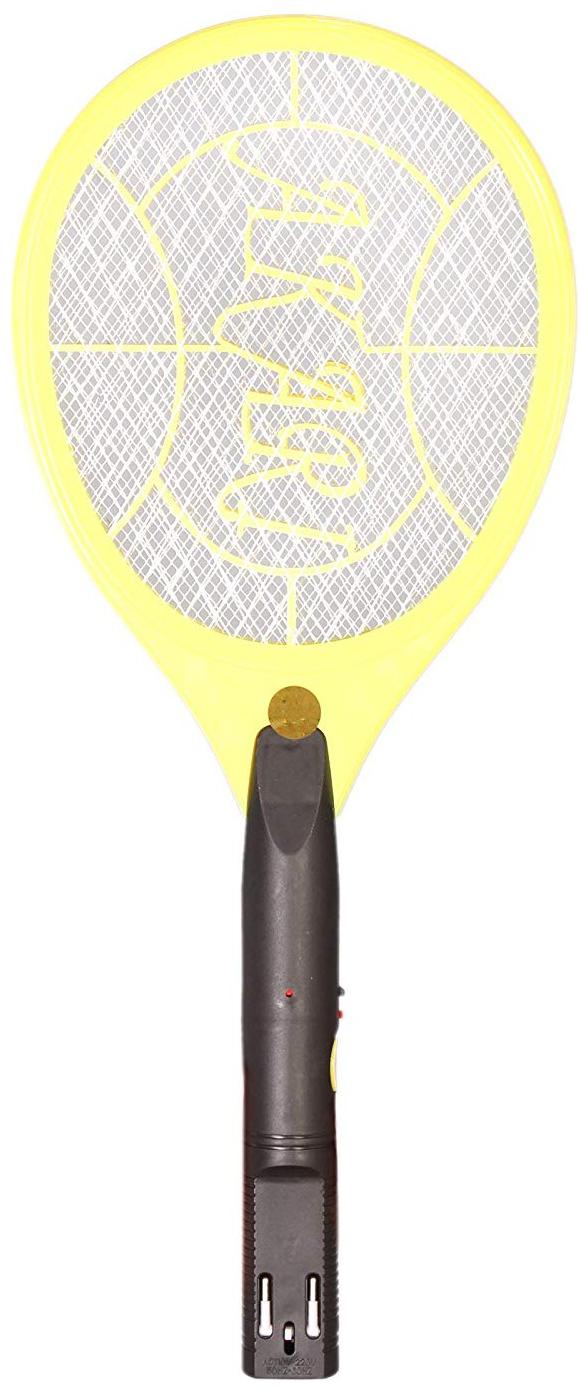

Mosquito Killer Swatter Zapper Bat Racket 100 Environment Friendly Shock Proof Safe for Human (Pack of 1) Assorted Color