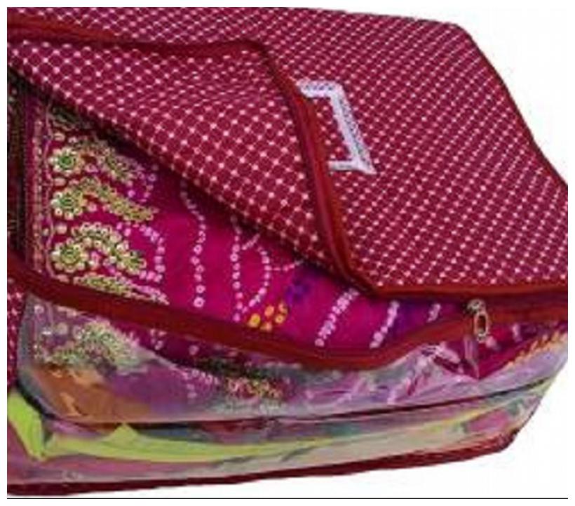 

MOTHERLAND Printed Designer Quilted Saree Cover