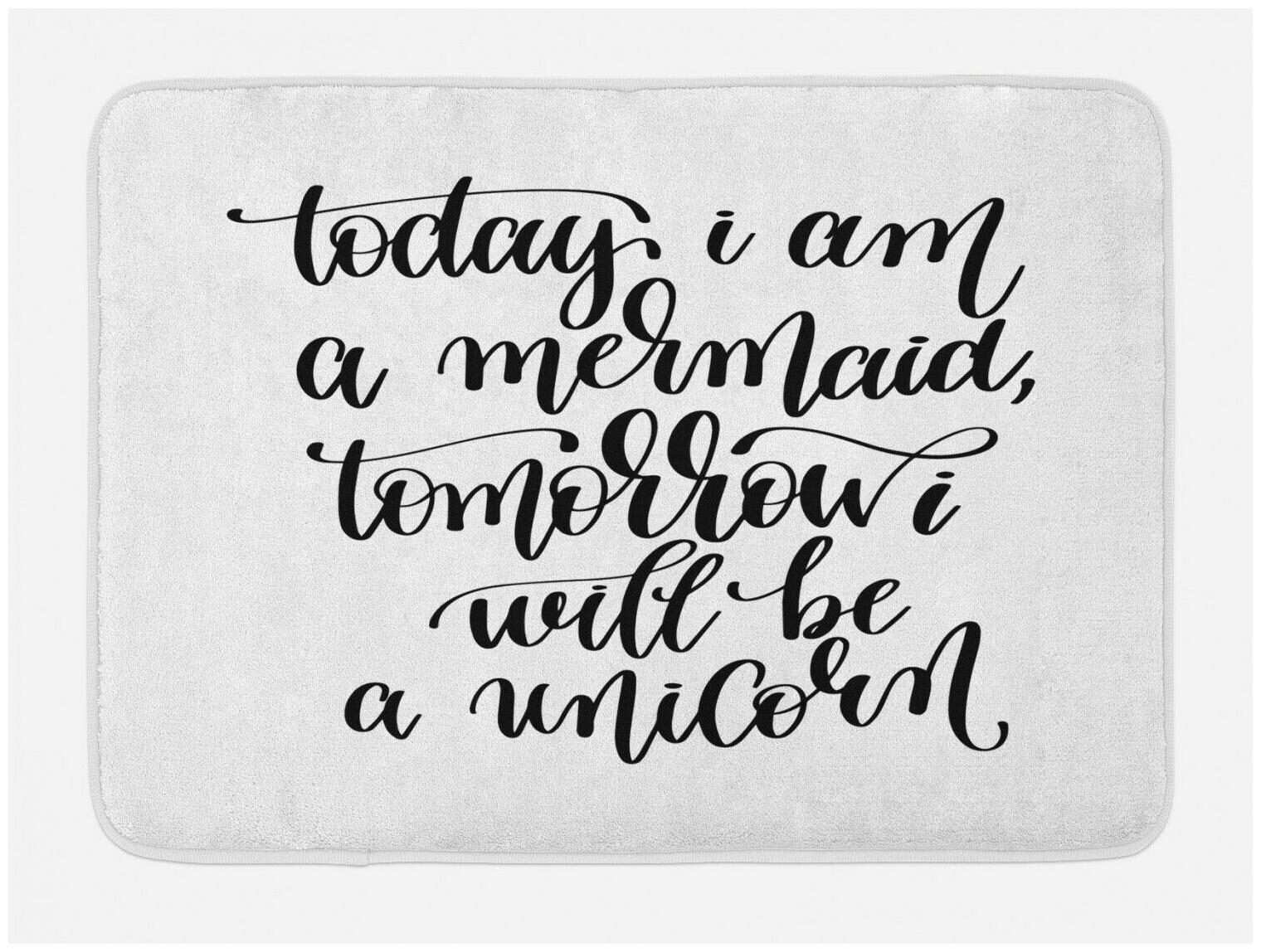 

Motivational Bath Mat Bathroom Home Decor Plush Non-Slip Mat 29 5 X 17 5