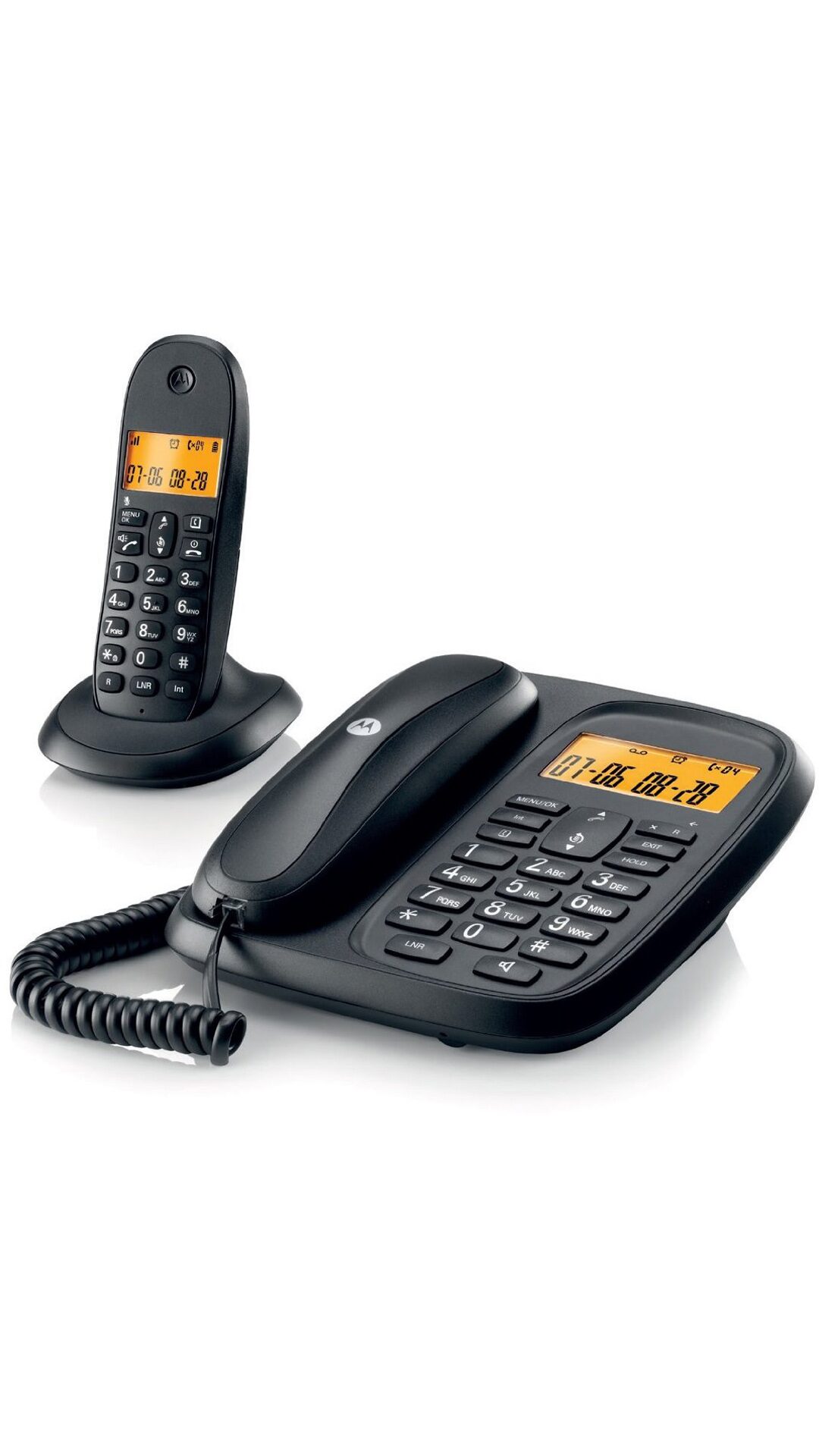 Buy Motorola Black Corded And Cordless Phone Combo Online at Low Prices
