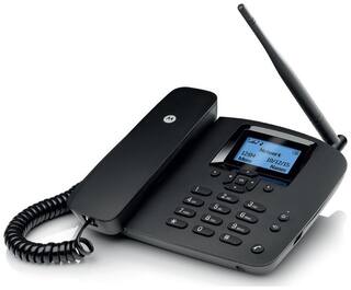 Motorola FW200l Single Sim Cordless Landline Phone ( Black )