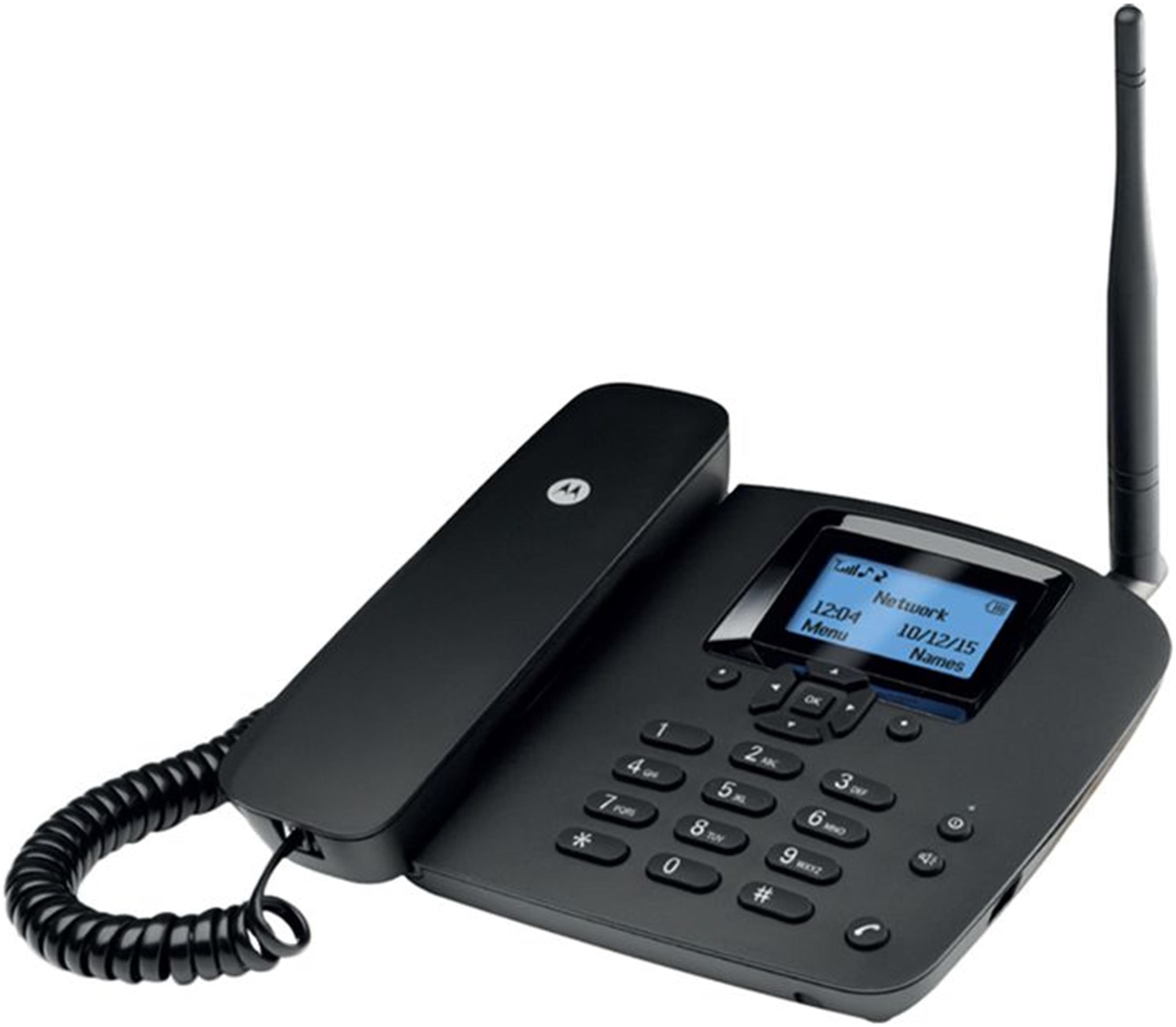 

Motorola FW200l Single Sim Cordless Landline Phone ( Black )