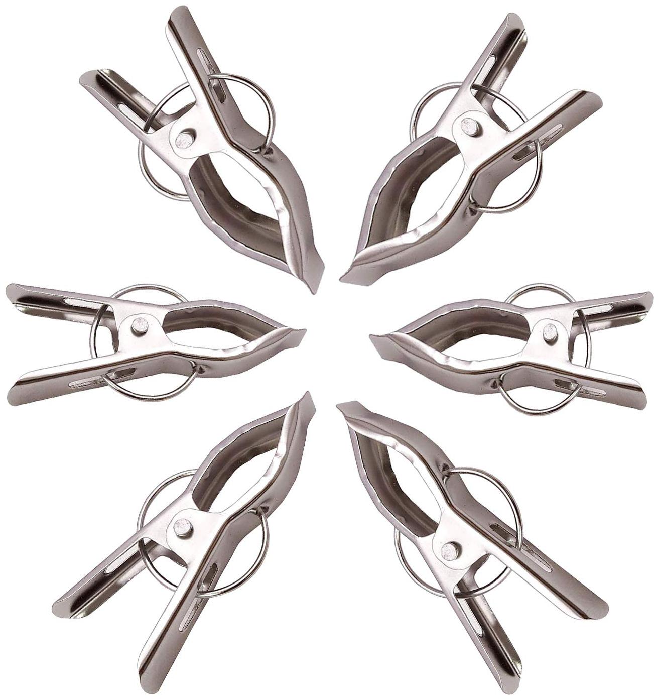 

MPI Stainless Steel Multipurpose Cloth Clip Cloth Pegs Laundry Home Pack of 10