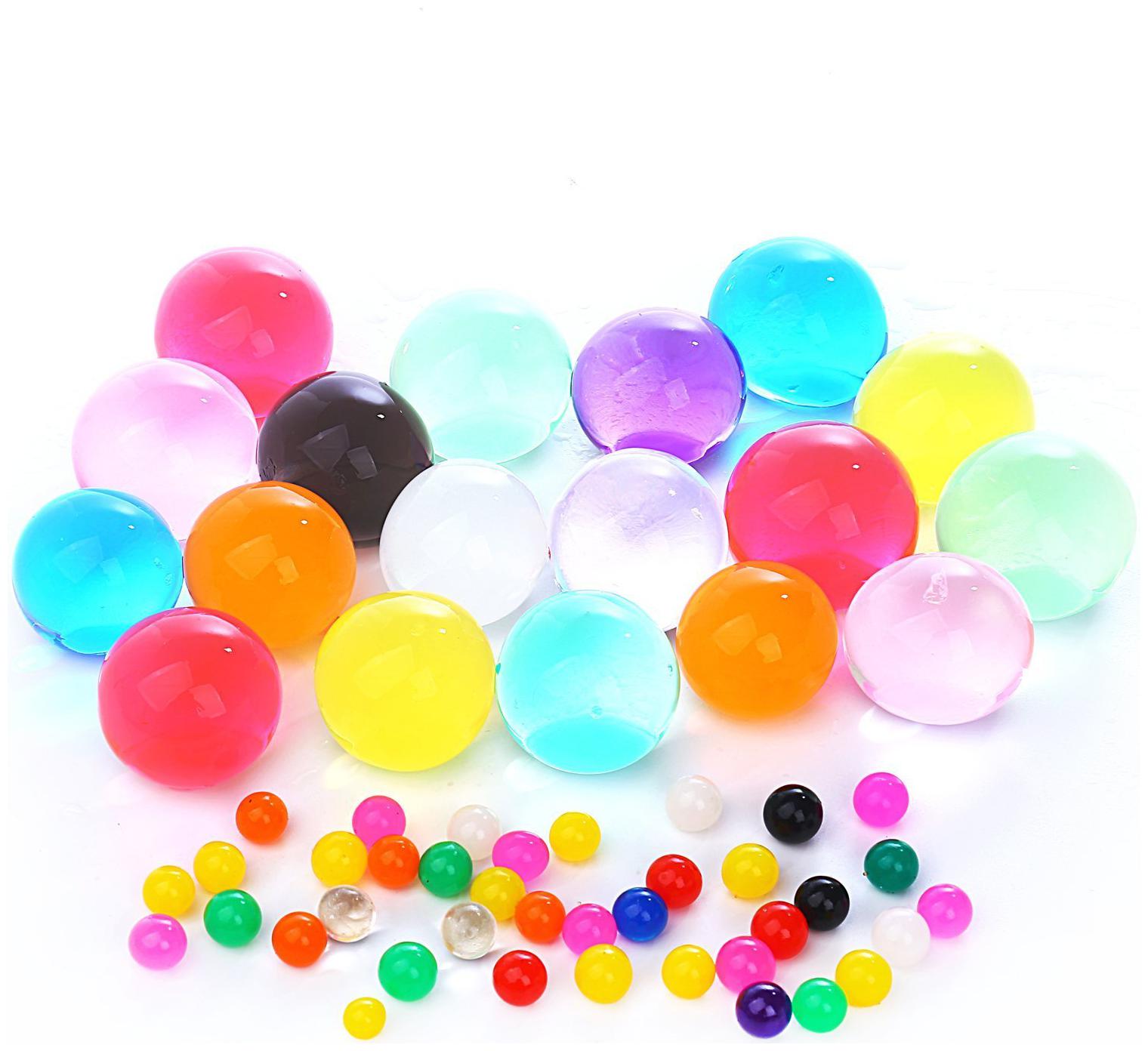 

Ms Trading Company 1500 Pcs Water Bullets Balls For Blaster Toys Crystal