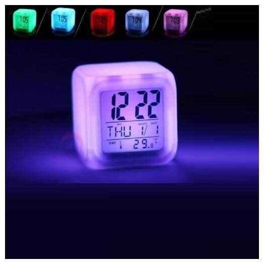 

QUXXA Plastic Digital Table clock ( Set of 1 )