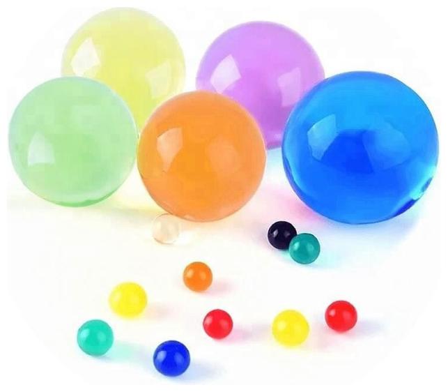 

MS TRADING COMPANY 1500 pcs Water Bullets Balls for Blaster Toys Crystal