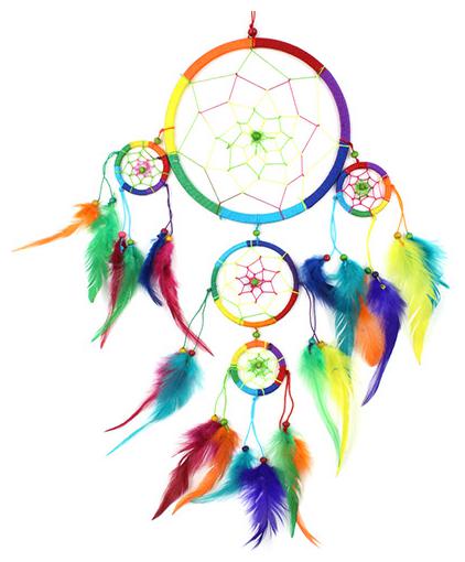 

Ms Trading Company Attract Positive Dreams Decorative Showpiece - 20 Cm (Feather )