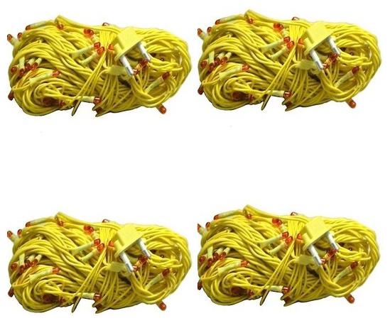 

QUXXA Christmas Light 10 Meter Rice Light Multicolor for Decoration on any Occasion (Yellow) (Pack of 4)