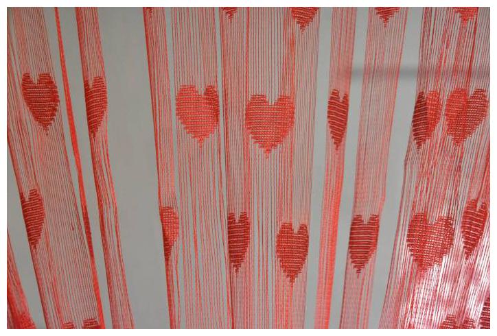 

MSTC 203 28 cm (6 ft) Polyester Door Curtain (Pack Of 1) (Printed Red)