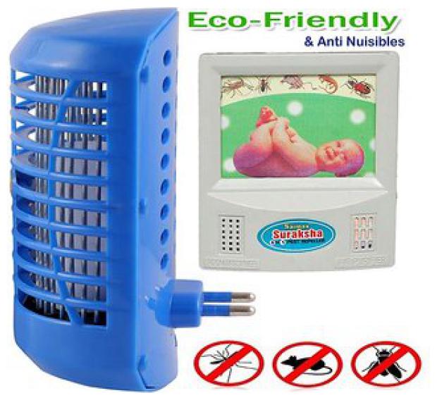 

QUXXA Combo of 2 Suraksha Pest Repeller and Mosquito Insect Killer cum Night lamp