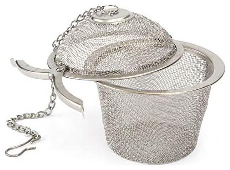 

Mukta Enterprise Green Tea Coffee Mesh Ball Infuser Filter Stainless Steel Strainer pack of 1