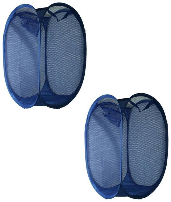 

VAGMI Polyester Assorted Laundry Basket ( Set of 2 )