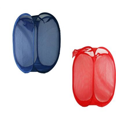 

VAGMI Polyester Assorted Laundry Basket ( Set of 2 )
