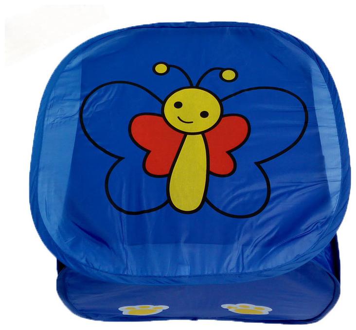 

Shree Creation Polyester Blue Laundry Basket ( Set of 1 )