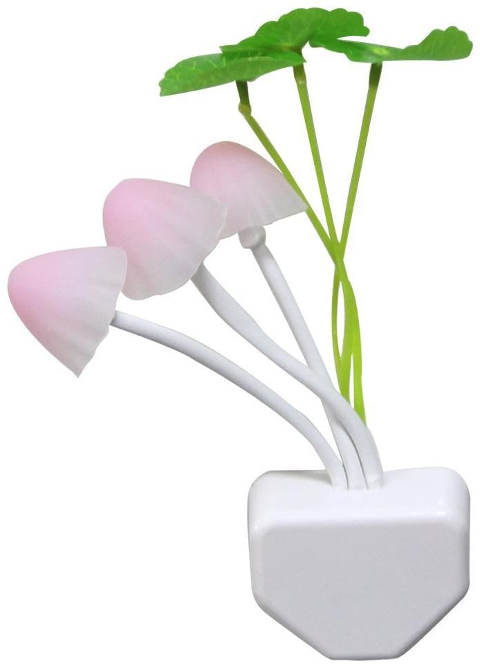 

Mushroom Auto Sensor LED Color Changing Night Lamp Wall Lamp Light - Color