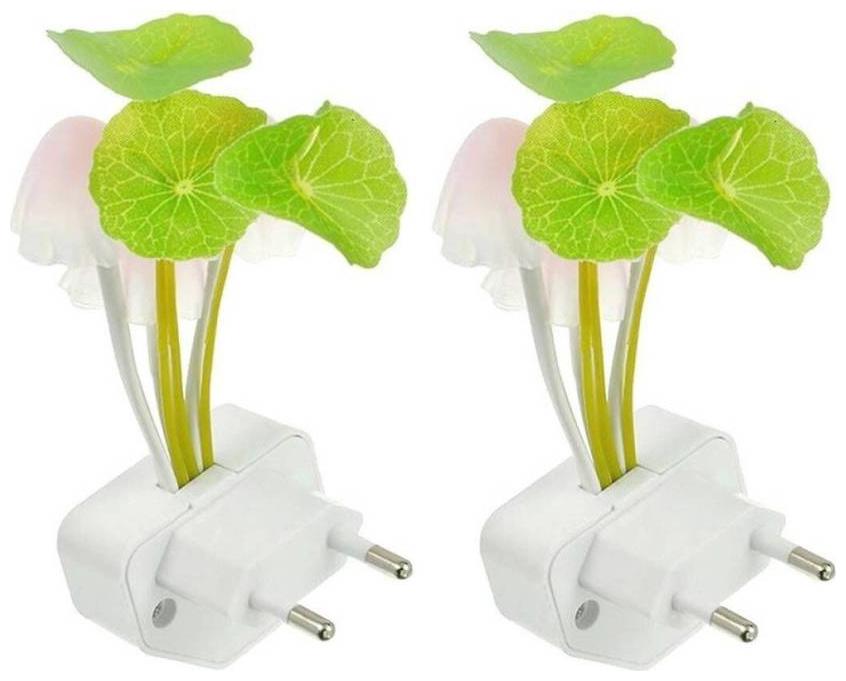 

Mushroom light autometic sensor night lamp (2Pc) Multi Color