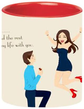 My Life With You Ceramic Coffee Mug by Ashvah - MUG1107