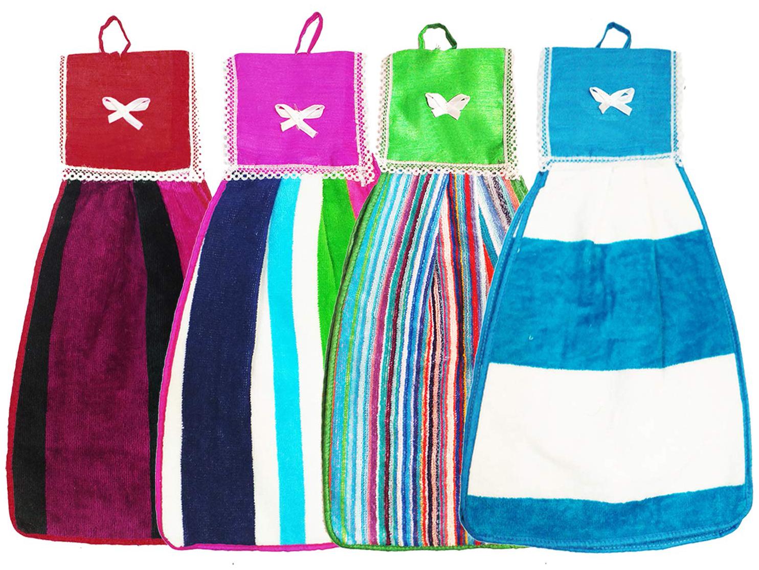 

N G PRODUCTS 300 GSM Cotton Hand Towel ( 4 Pieces Multi )