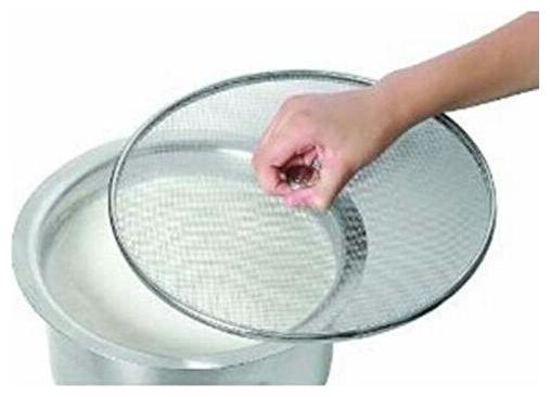 

Naeva Stainless Steel Milk Net Cover Food Cover Net (Multi Purpose Strainer) Set Of 1 Piece 6