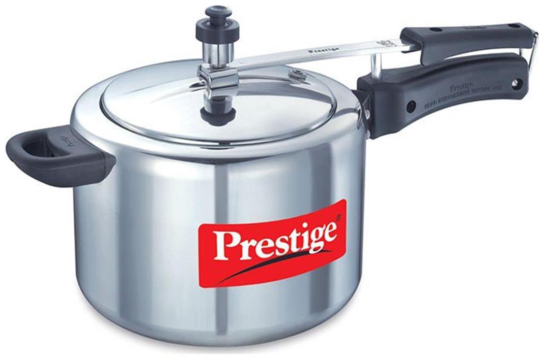 

Prestige Nakshatra Plus Induction Base Aluminium Pressure Cooker 2 Litres Silver