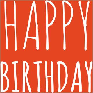 Buy Narayani 300 Gsm Matte Multicolor Happy Birthday Wall Decor