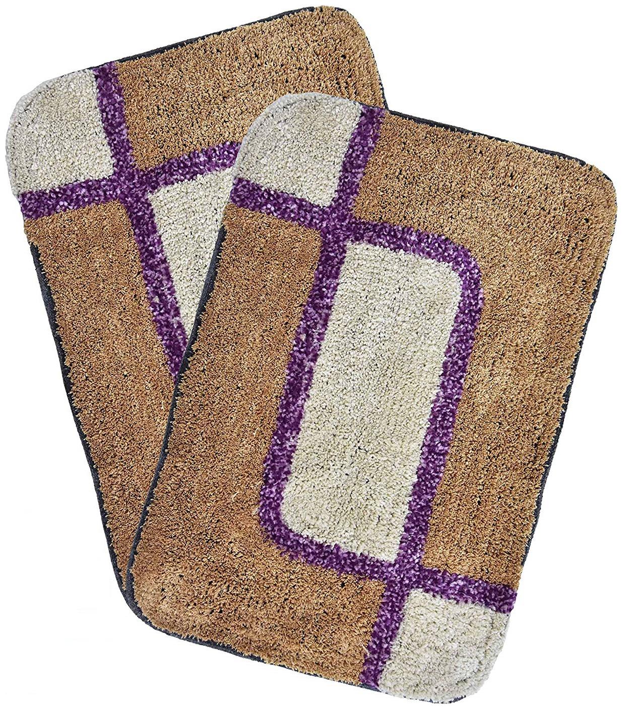 

Natura Living Micro Fiber Super Soft Bath Mat (40x60cm Brown) - Pack of 2 pcs