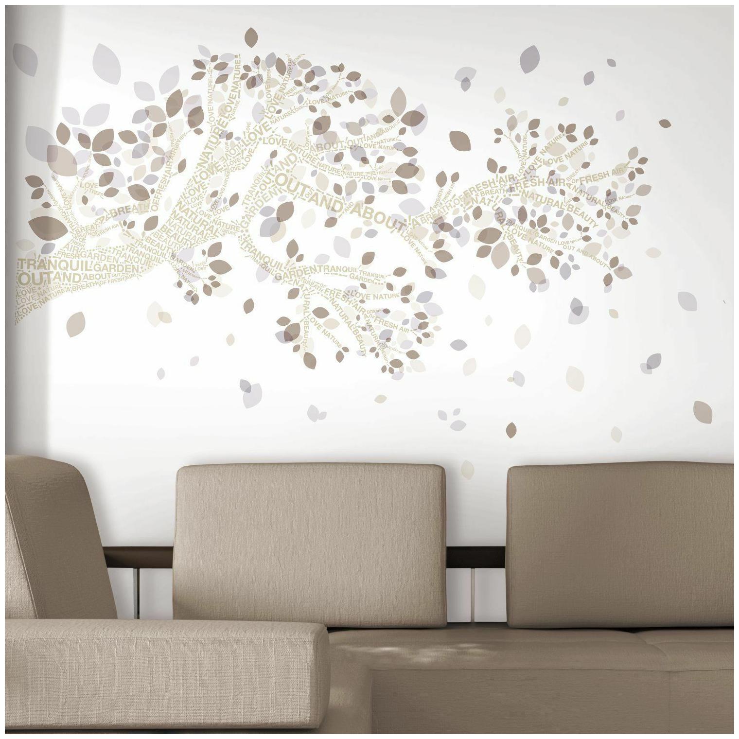 

NATURE TREE BRANCHES Wall Decals Bedroom PHRASE WORDS Room Decor Stickers BRANCH