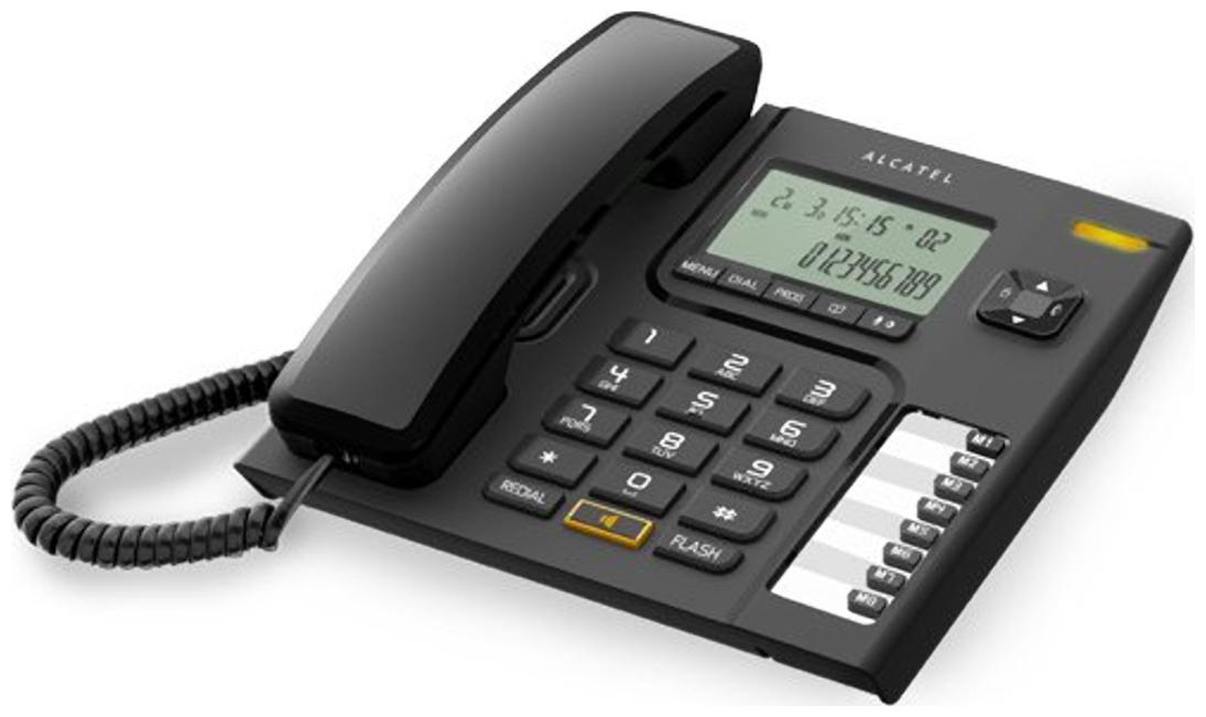 

Alcatel T-76 Corded Landline Phone Black