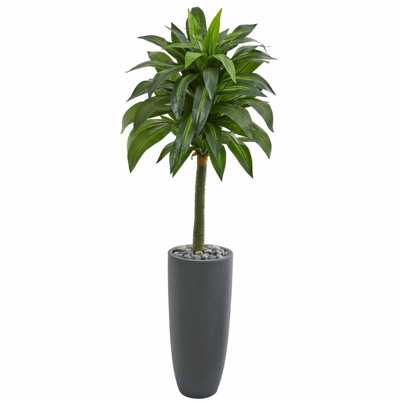 

Nearly Natural 5-foot Dracaena Artificial Plant in Grey