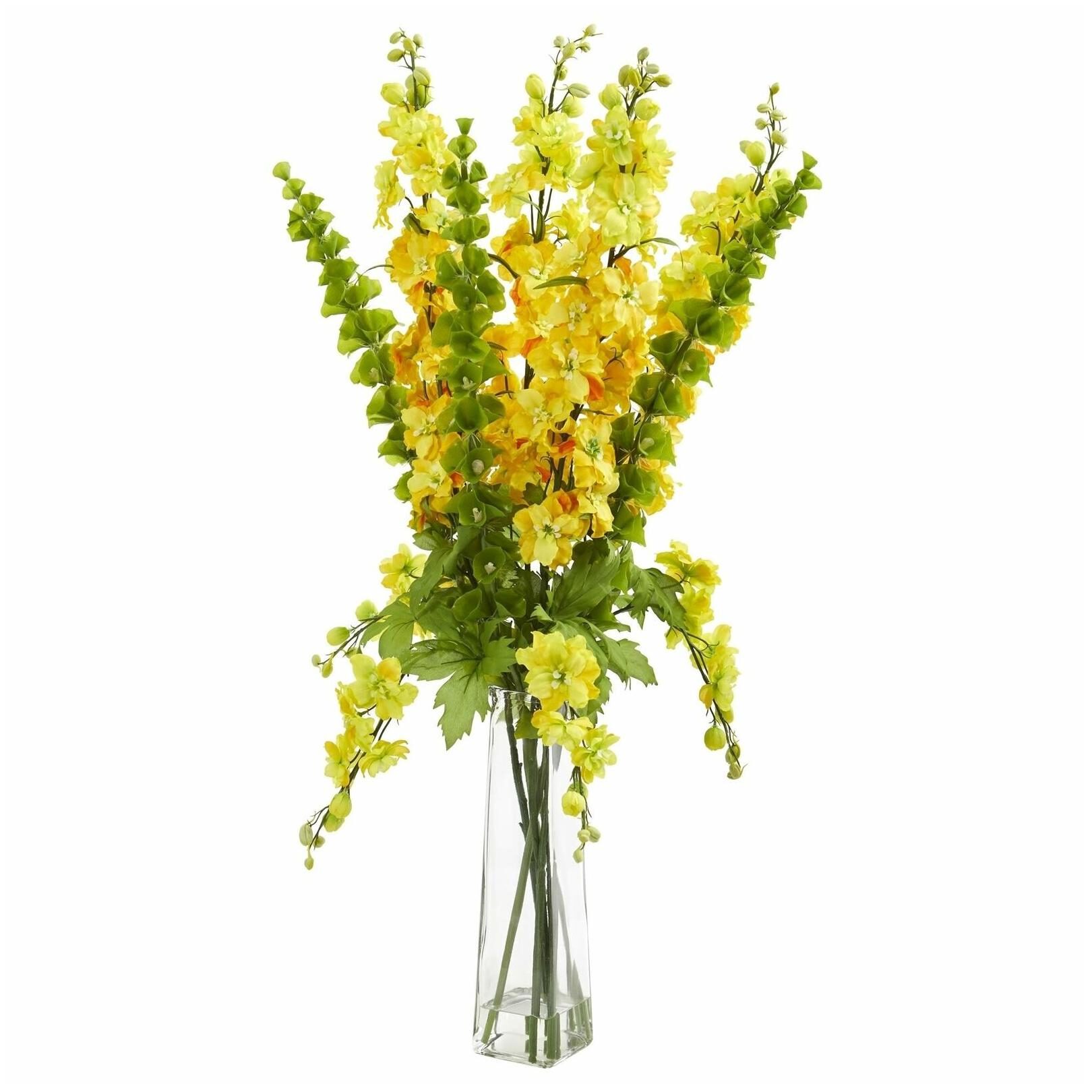 

Nearly Natural Delphinium and Bell of Ireland Artificial