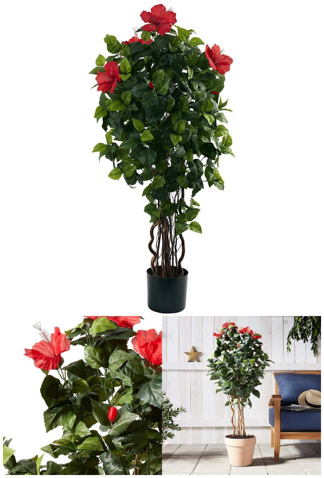 

Nearly Natural 5410 4Ft Hibiscus Tree