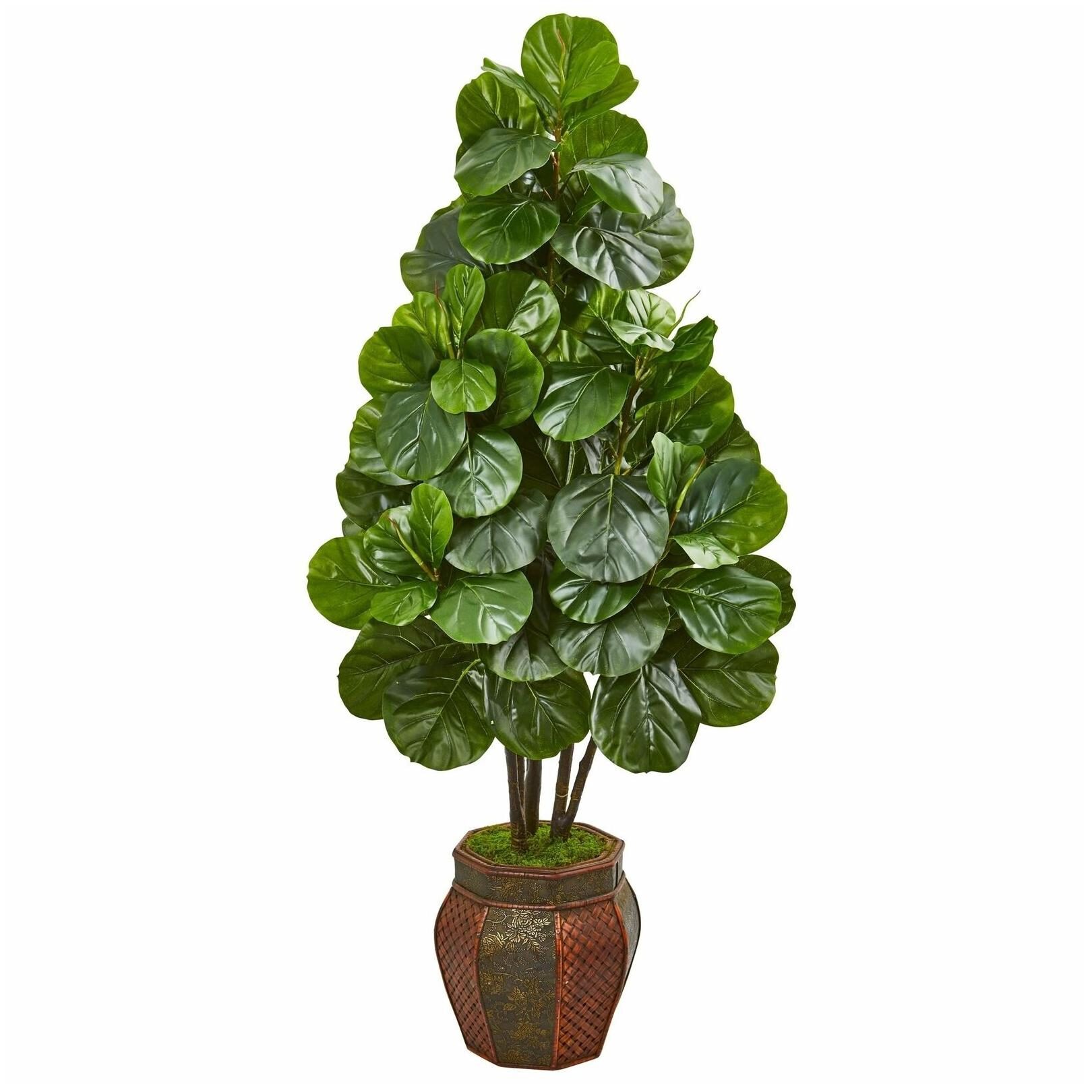 

Nearly Natural Fiddle Leaf Fig 5-foot Artificial Tree in