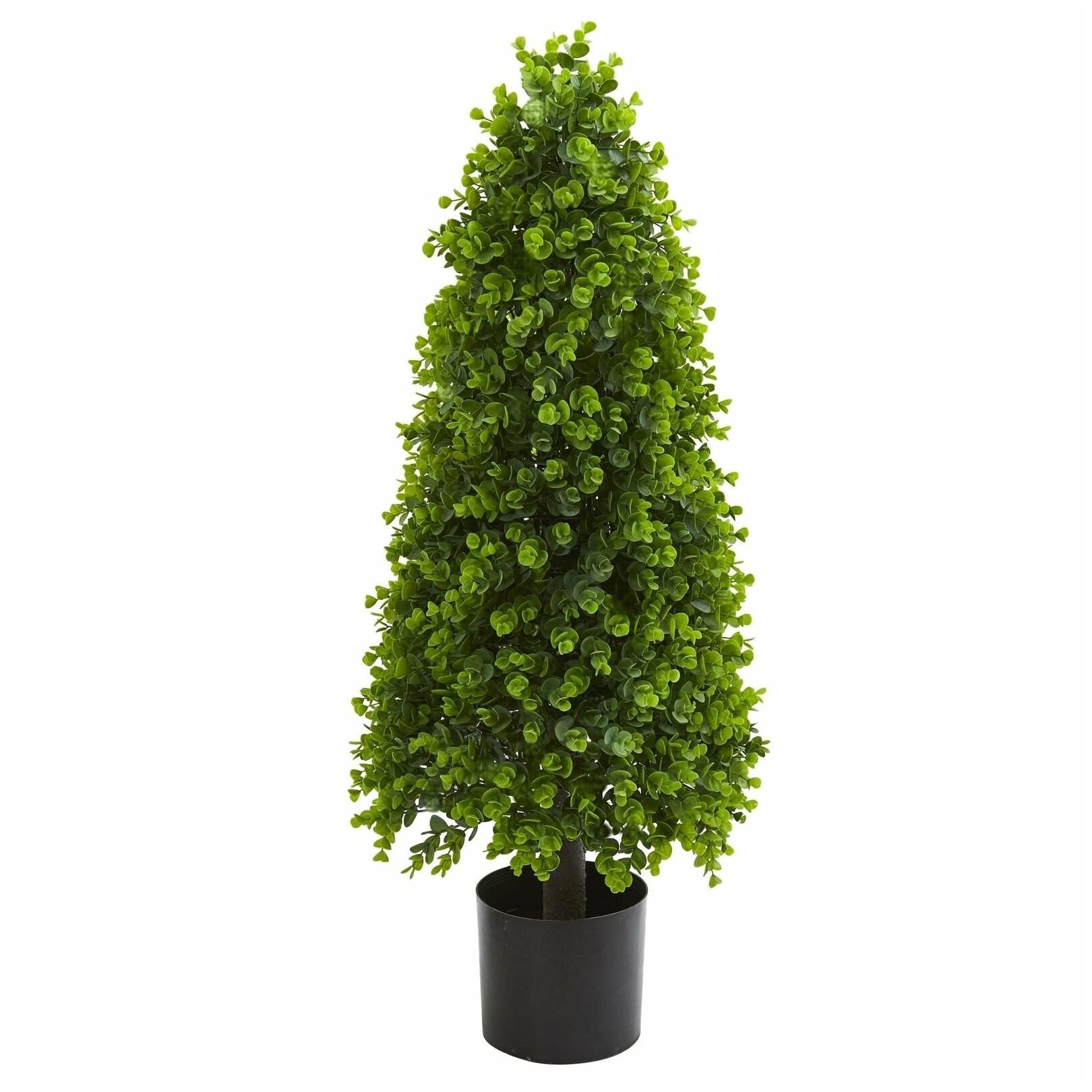 

Nearly Natural Eucalyptus Topiary 3-foot Artificial Tree