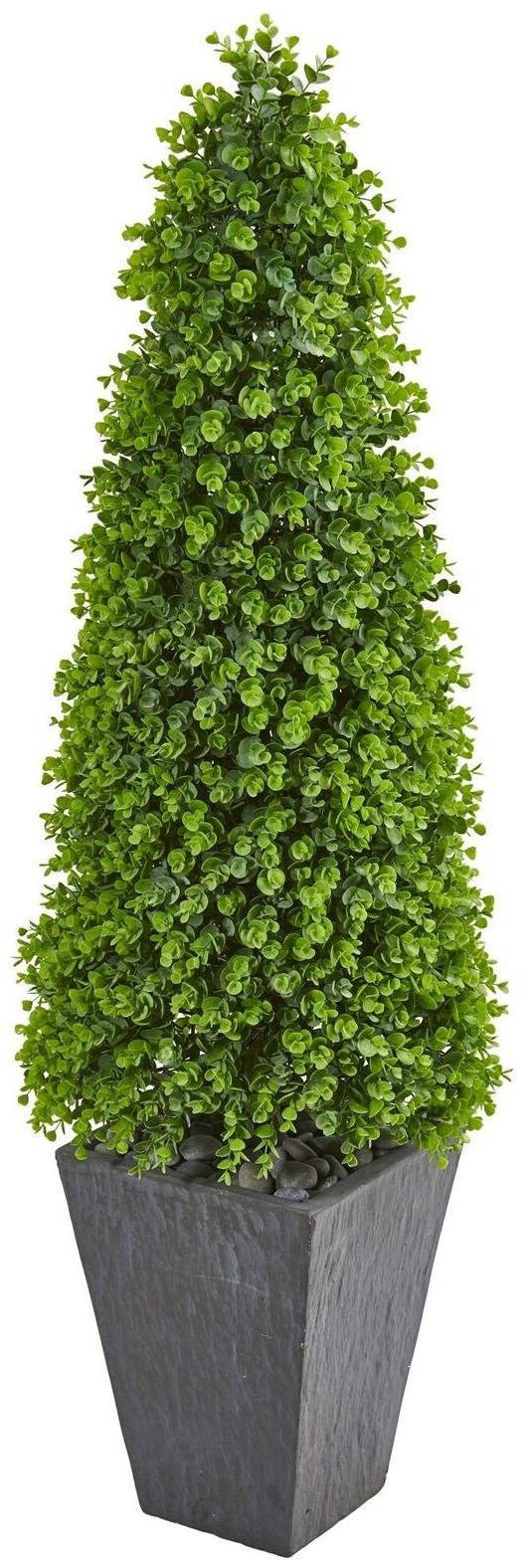 

Nearly Natural 57-inch Eucalyptus Topiary Artificial Indoor