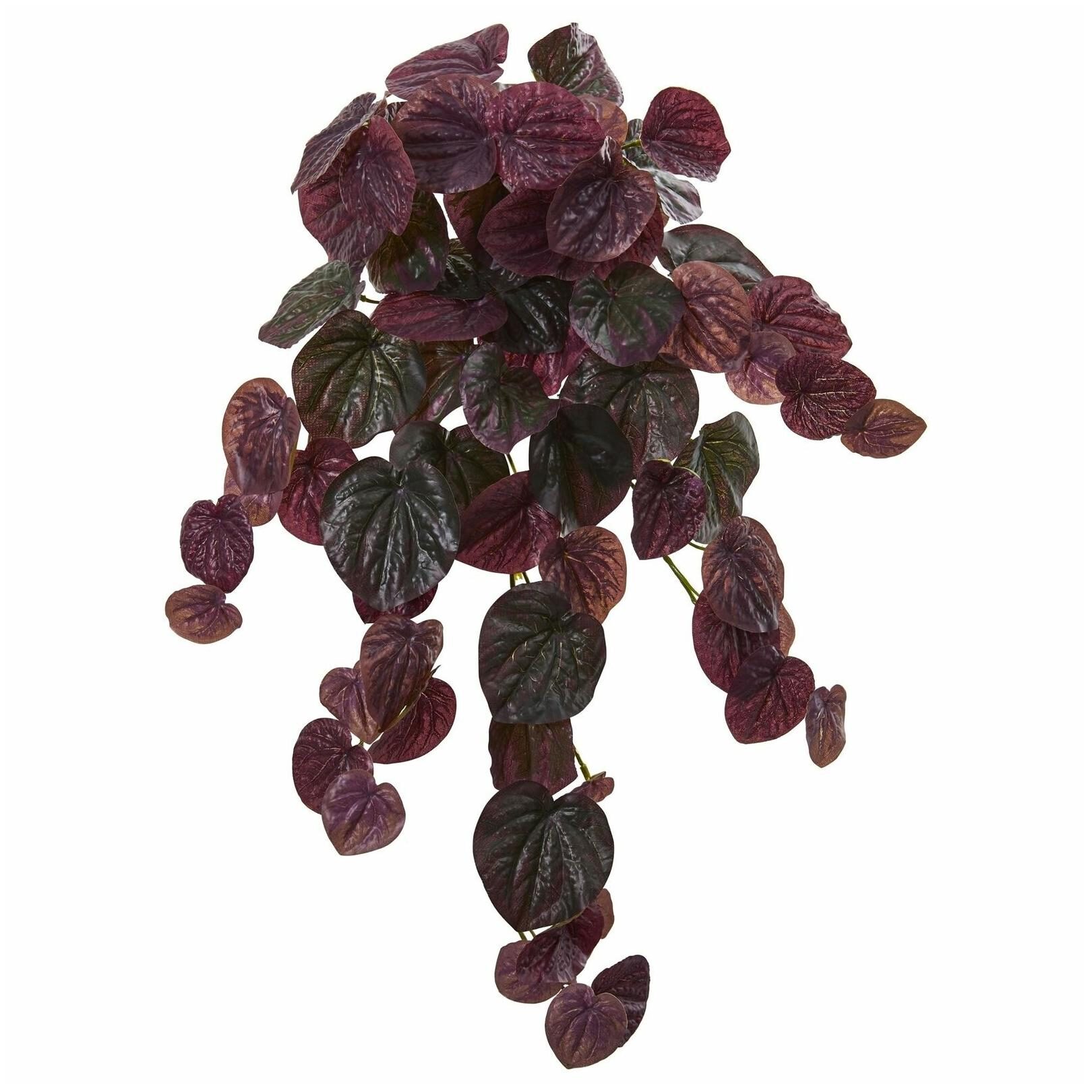 

Nearly Natural 25-inch Peperomia Hanging Bush Artificial