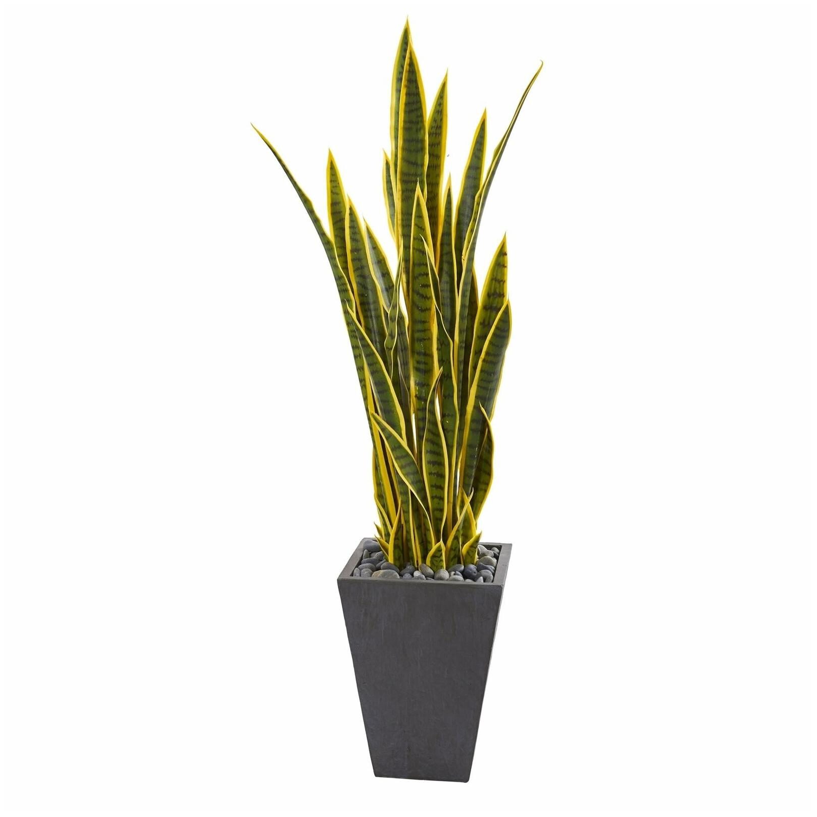 

Nearly Natural 4 5-foot Sansevieria Artificial Plant in
